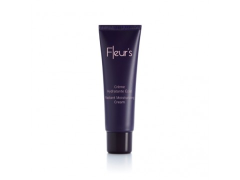 FLEUR'S RADIANT MOISTURIZING CREAM drėkinamasis odai švytėjimo suteikiantis veido kremas su orchidėjomis, vitaminu C ir mango minkštimo ekstraktu, 50 ml